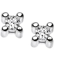 Orecchini Comete Donna Punto Luce in Oro bianco Diamante ORB657 - ORB657